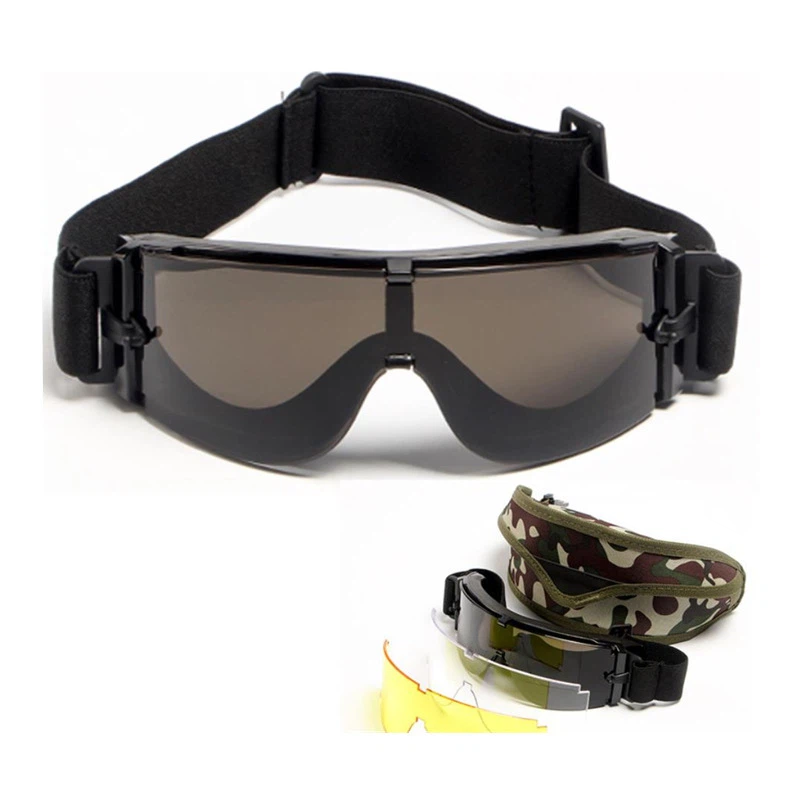 משקפי חוץ טקטי נגד-ערפל נגד-אולטרה סגול